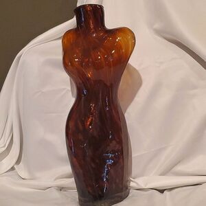 Handblown Glass Vase! Excellent Condition! 17' inches in Hieght.